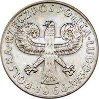 () Монета Польша 1966 год 10  ""    AU